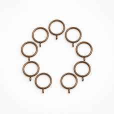 Antique Brass Large Iron Metal Curtain Rings 55mm OD x 45mm ID